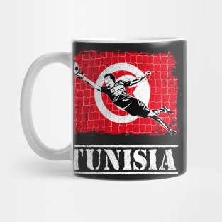 Tunisia Soccer Goalie Goal Keeper Shirt Mug